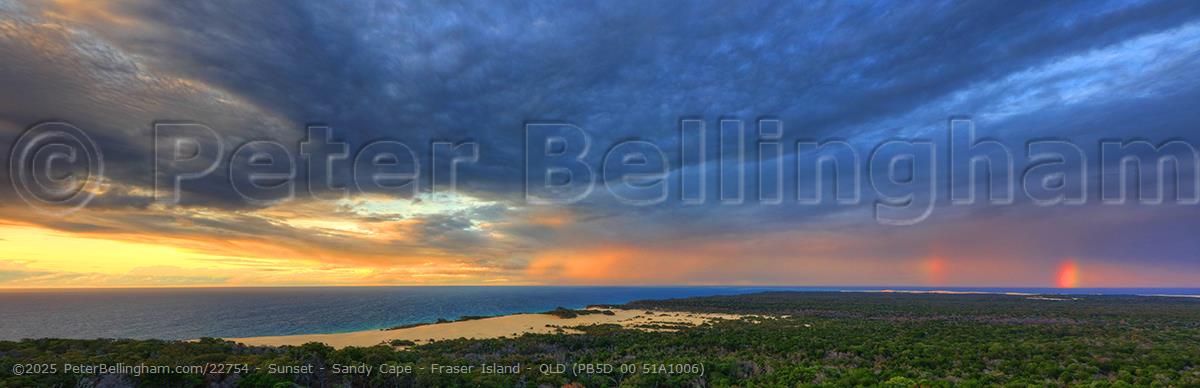 Peter Bellingham Photography Sunset - Sandy Cape - Fraser Island - QLD (PB5D 00 51A1006)